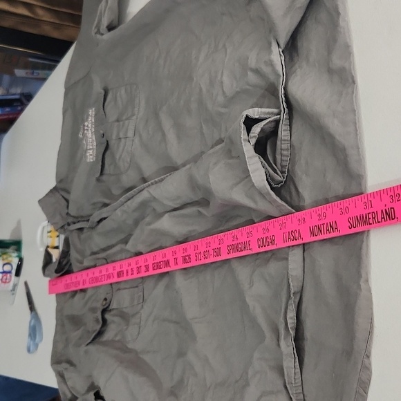 Bob Allen Shirt Mens Size XL Gray Spots FLAWS Rocky Mountain Shooting - Picture 9 of 11